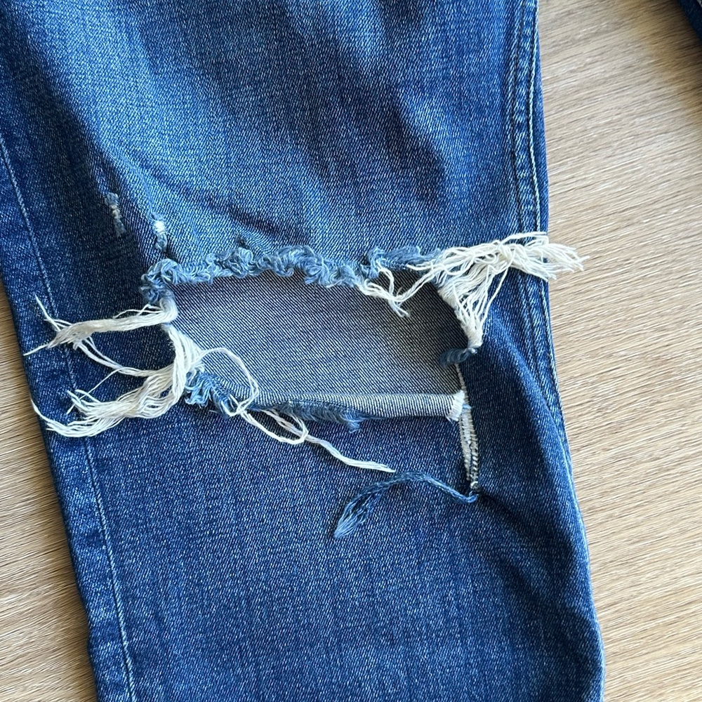 Abercrombie & Fitch Curve Love Ultra High Rise Ankle Straight Jeans 6s - Picture 5 of 5